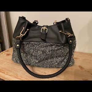 Black Rivet leather purse